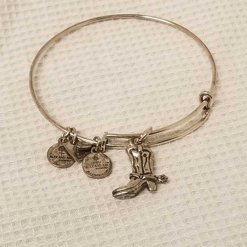 Alex and Ani  Cowboy Boot Bracelet